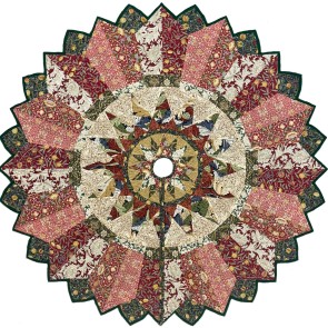 Winter Wreath Oxford Tree Skirt Kit NO RULER SET